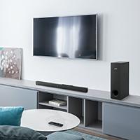 BARRA DE SONIDO DETACHABLE GHIA 2.1 CANALES/BLUETOOTH/USB/AUX/HDMI ARC/ OPTICO 100W RMS BARRA DE SONIDO DETACHABLE GHIA 2.1 CANALES/BLUETOOTH/USB/AUX/HDMI ARC/ OPTICO 100W RMS